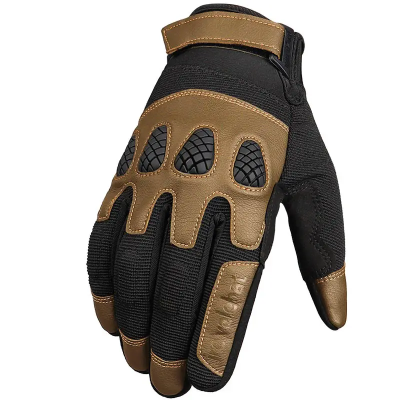 Motorcycle Gloves Red Black White Shock Absorbing Anti Slip - Image 3