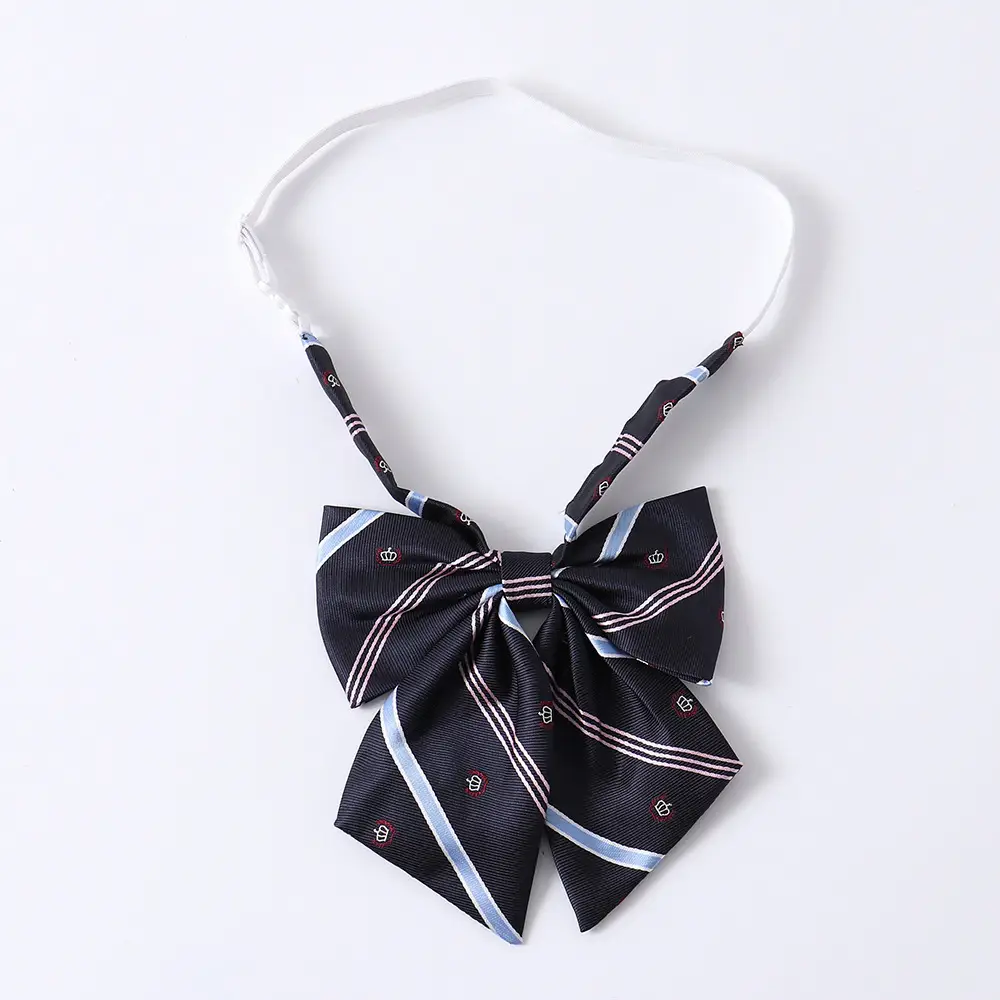 Maroon Japanese JK Tie Student Uniform Crown - Image 8