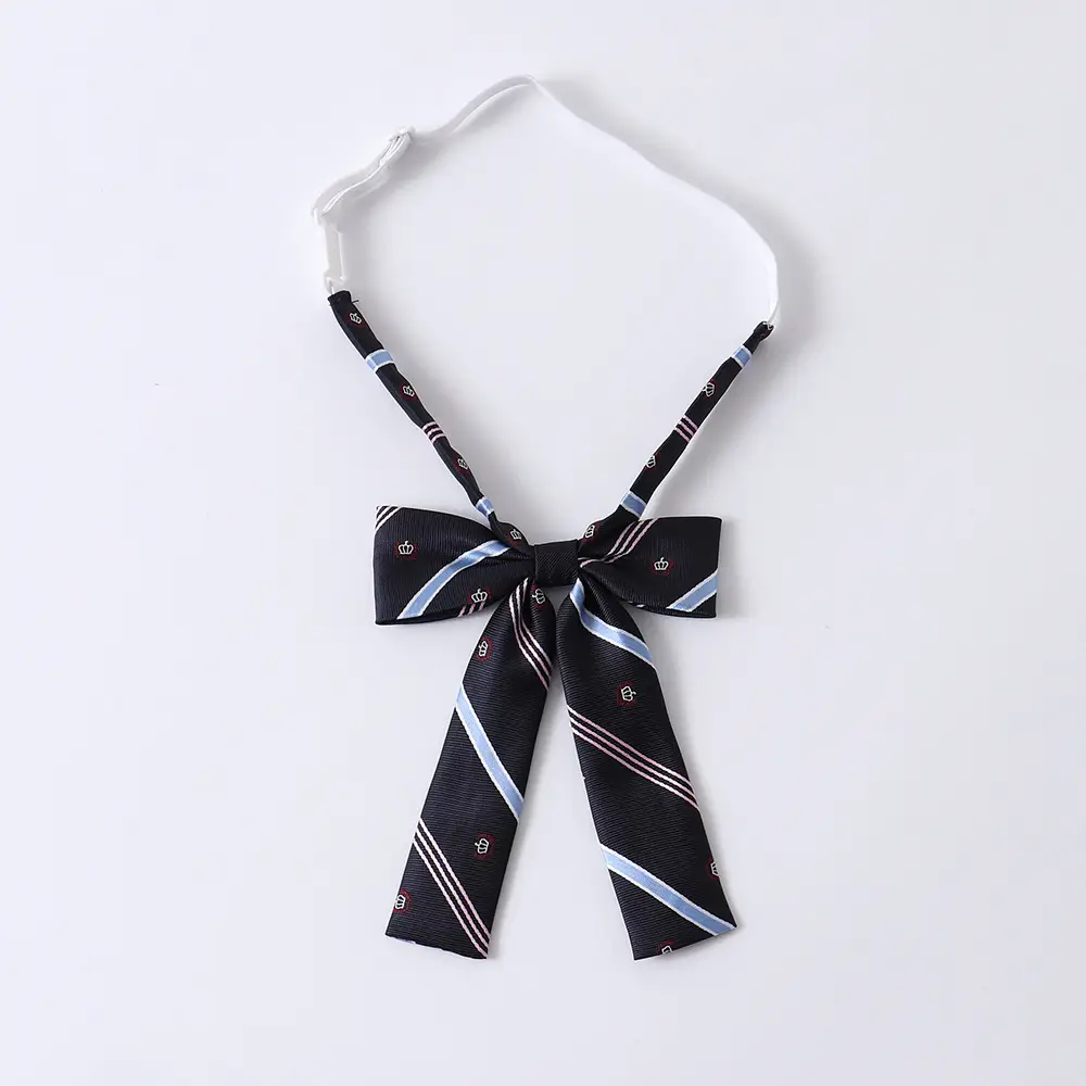 Maroon Japanese JK Tie Student Uniform Crown - Image 9