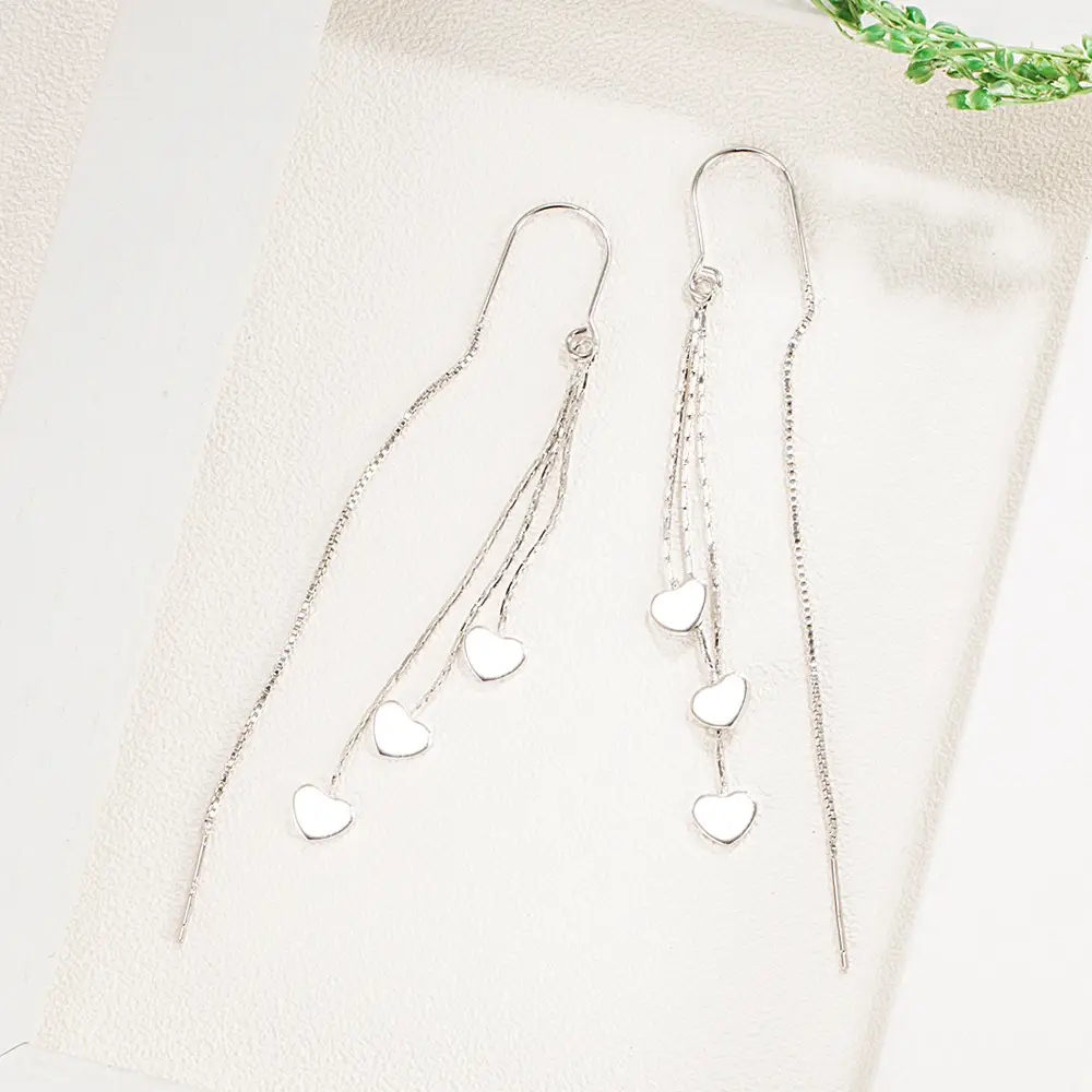 Women's Heart Shape Ear Hooks for Women - Image 4