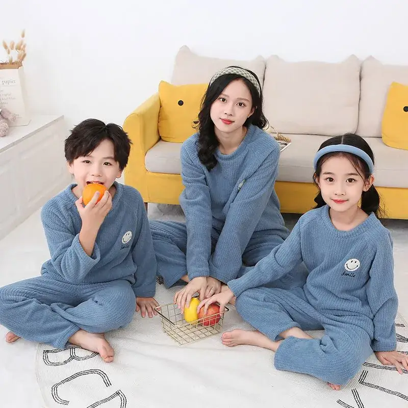 2022 Fleece Lined Kids Pajamas Light Green Medium - Image 8