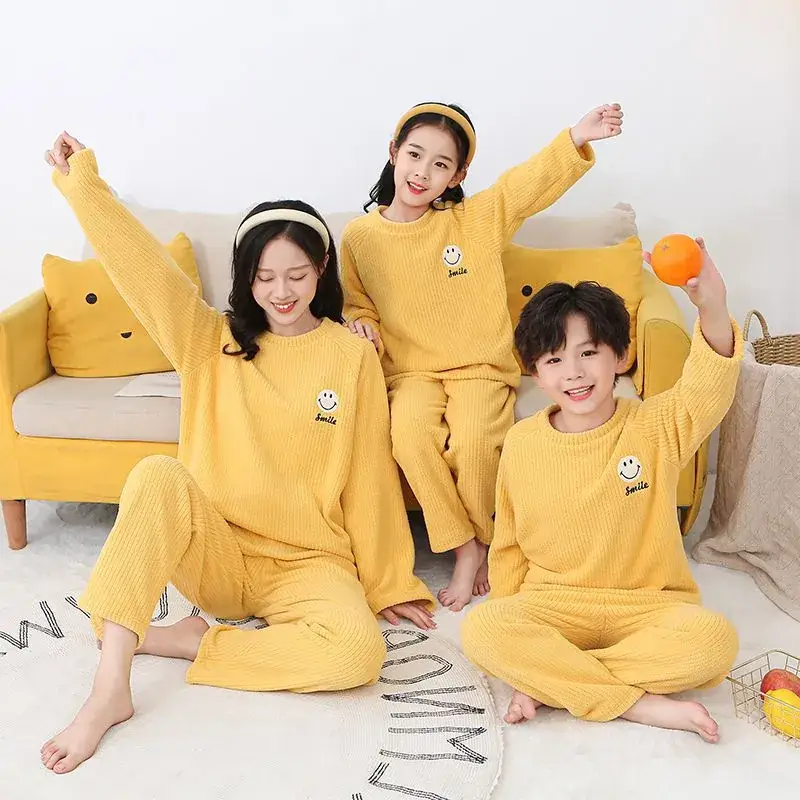 2022 Fleece Lined Kids Pajamas Light Green Medium - Image 2