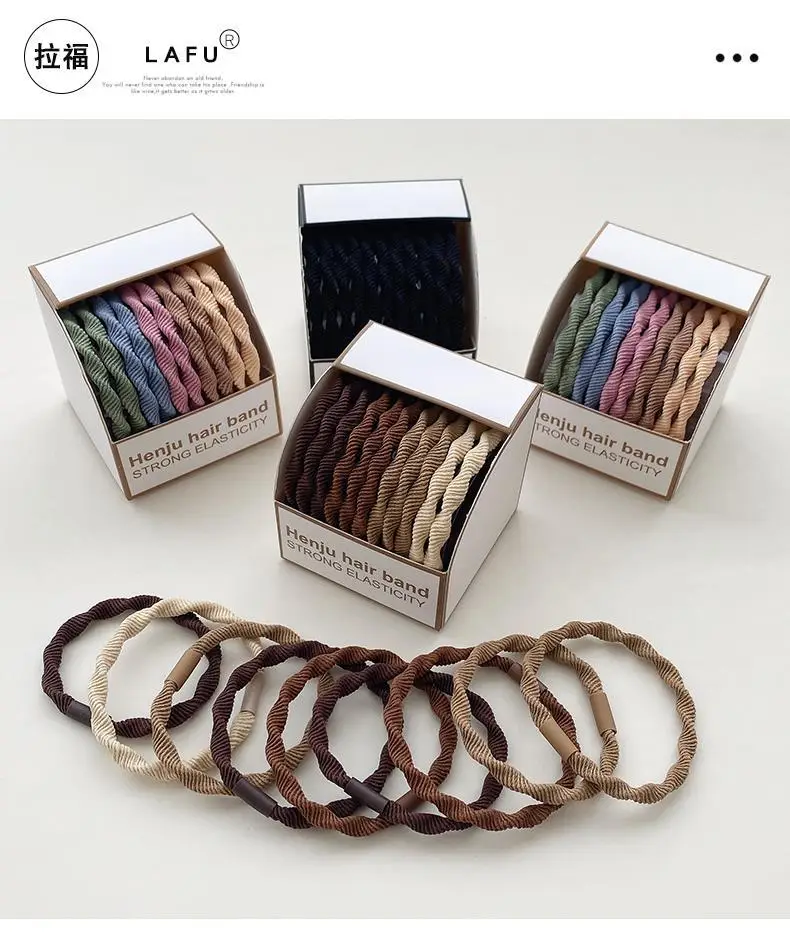 Rubber Band Hair Ties for Women 2022 New High Elasticity — feature 2
