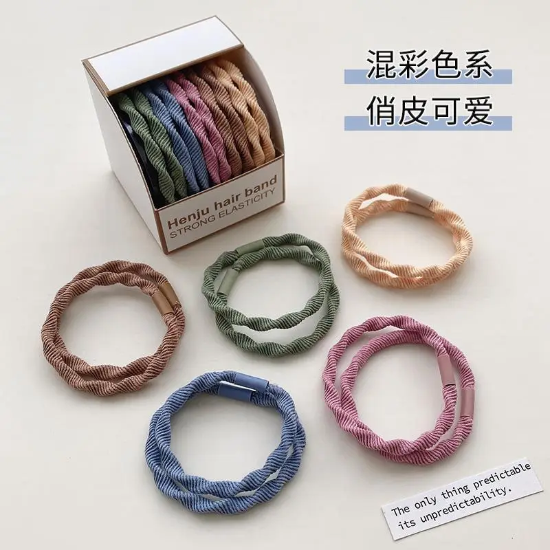 Rubber Band Hair Ties for Women 2022 New High Elasticity - Image 2