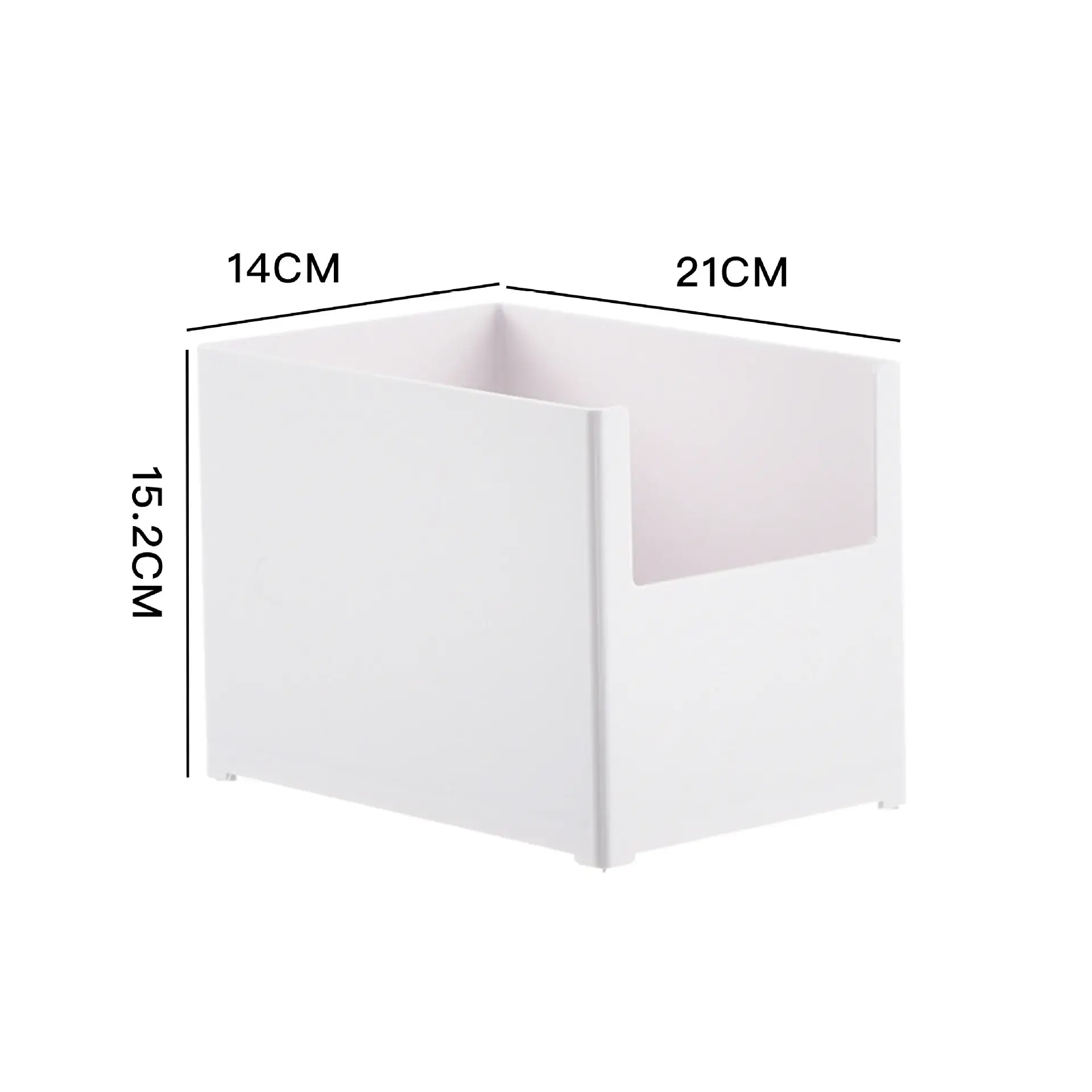 Japanese-style White Cabinet Storage Box Right Angle Kitchen Organizer