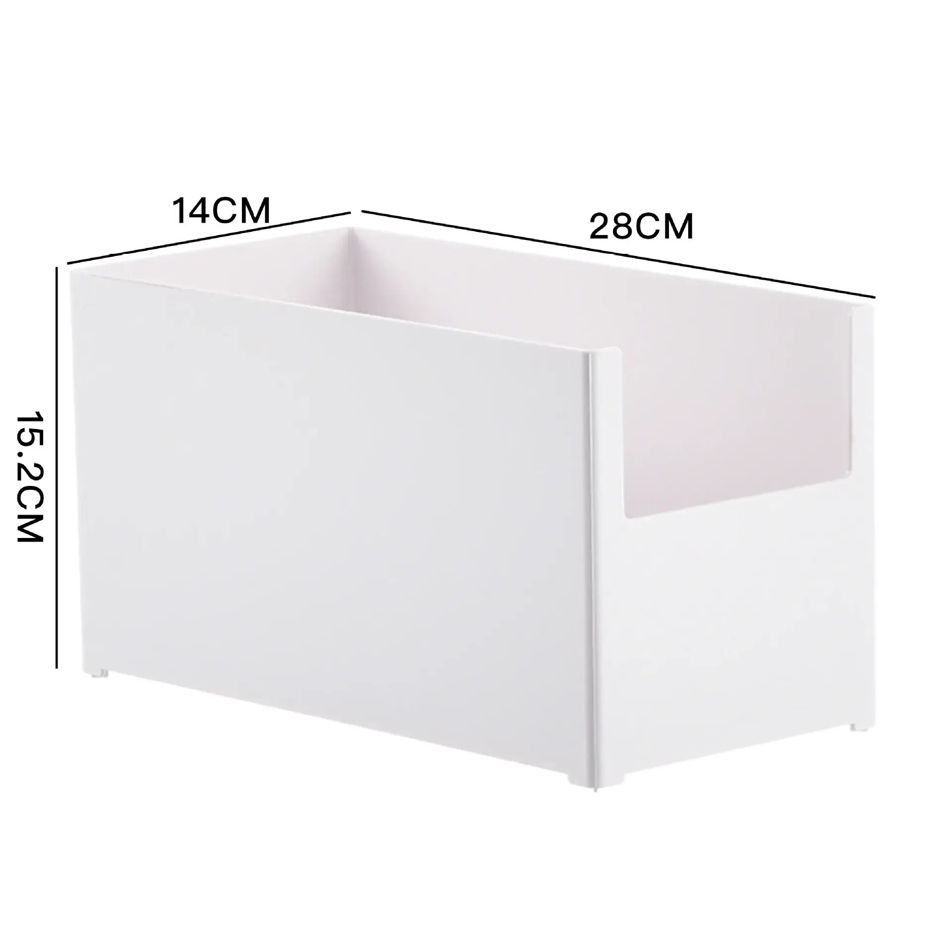 Japanese-style White Cabinet Storage Box Right Angle Kitchen Organizer
