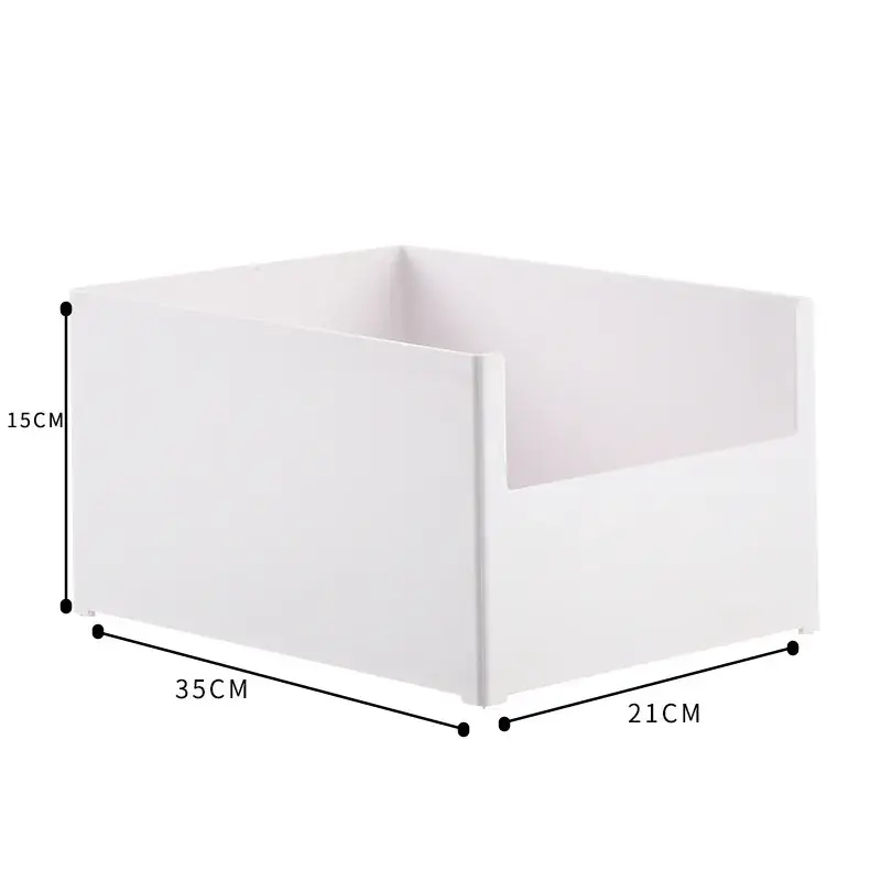 Japanese-style White Cabinet Storage Box Right Angle Kitchen Organizer