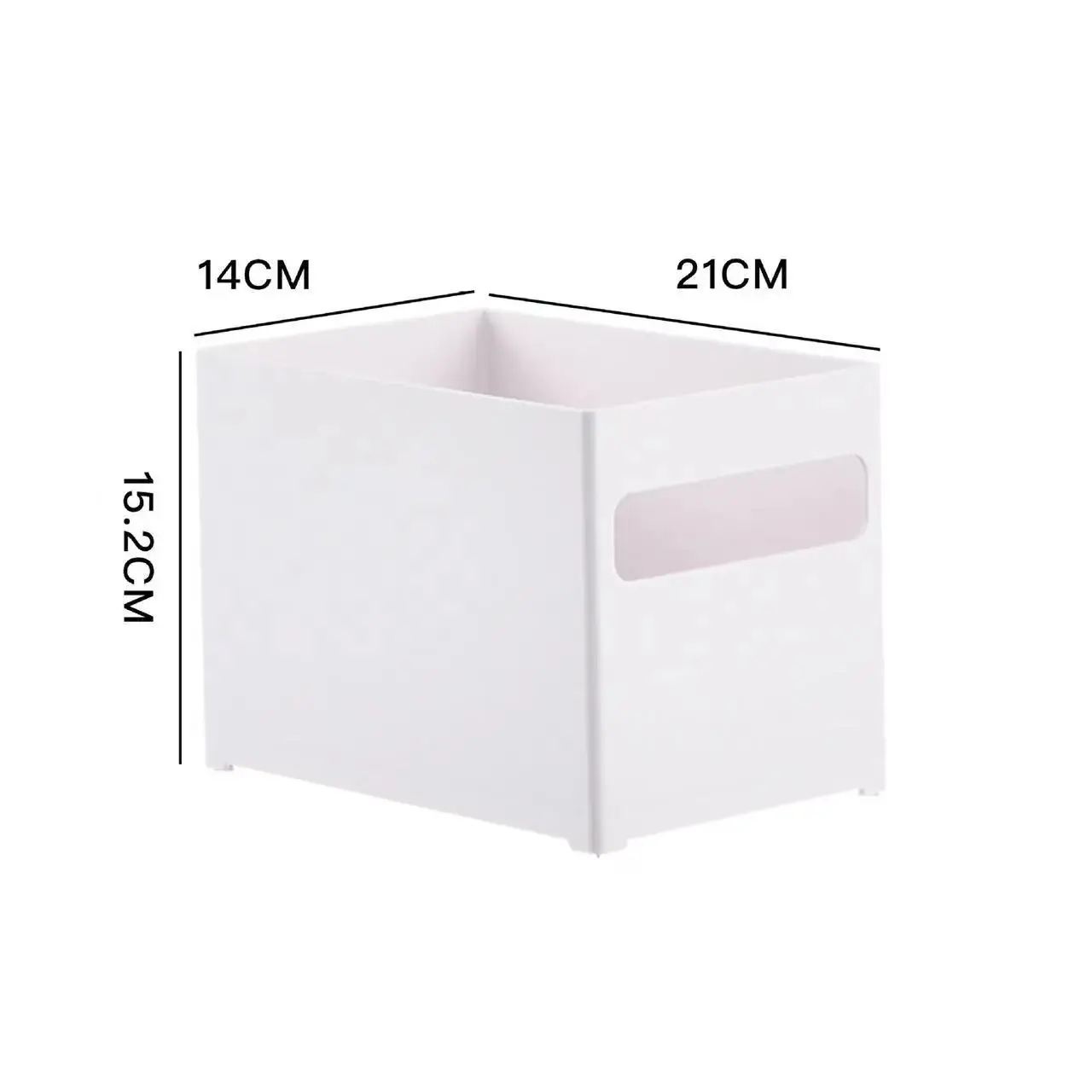 Japanese-style White Cabinet Storage Box Right Angle Kitchen Organizer