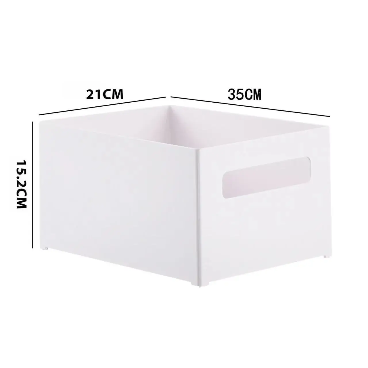 Japanese-style White Cabinet Storage Box Right Angle Kitchen Organizer