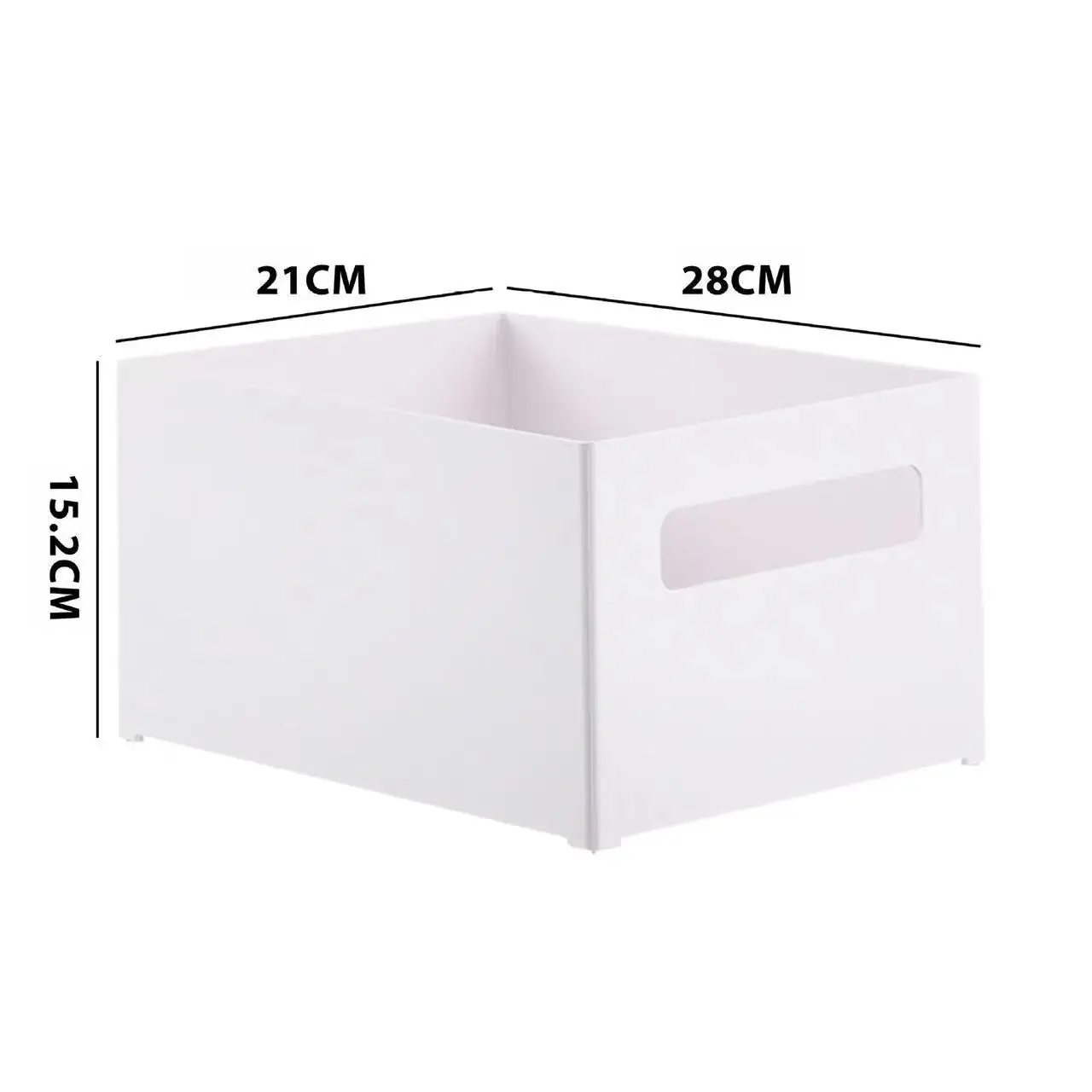 Japanese-style White Cabinet Storage Box Right Angle Kitchen Organizer