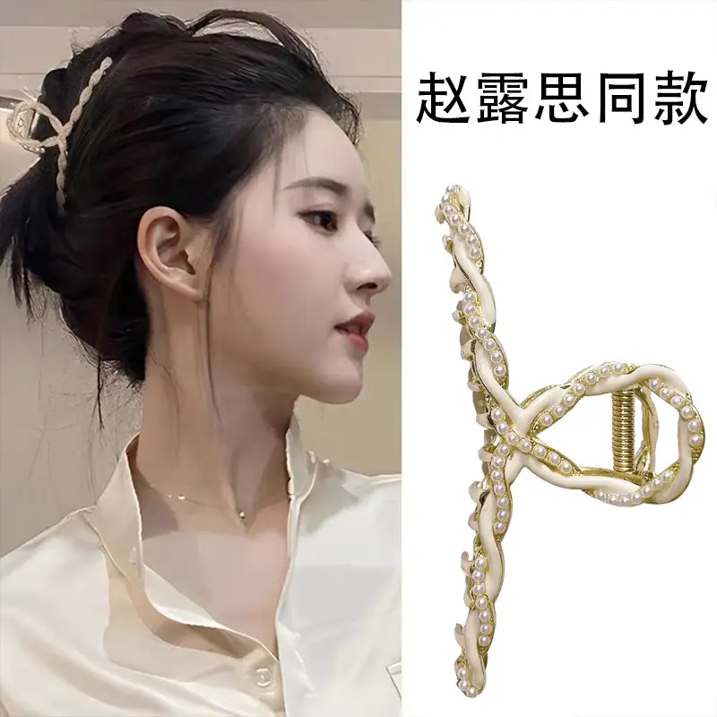Korean Style Pearl Hair Clip for Women - Image 3