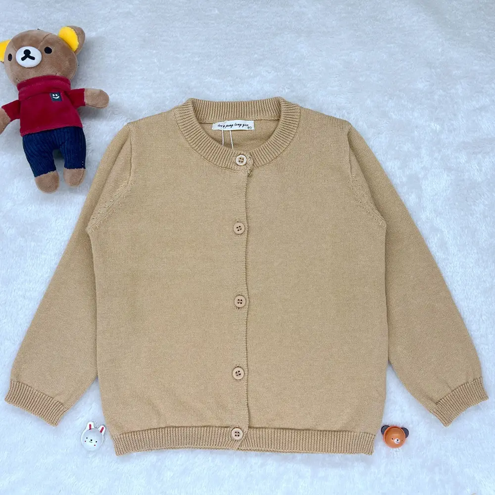 2022 New Men's Baby Sweater Pure Cotton Yellow - Image 25