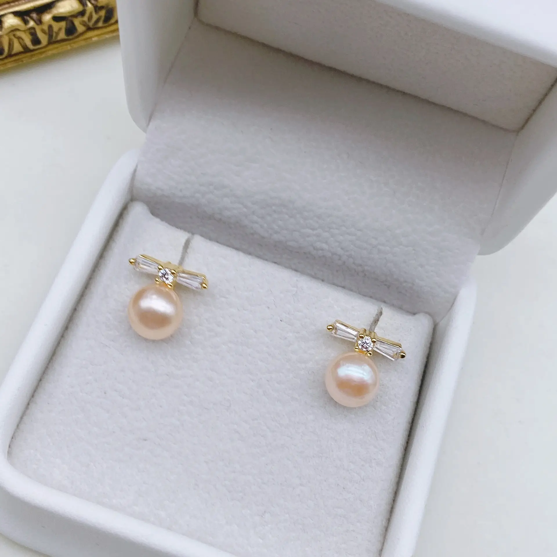 Pearl Earrings for Women - Natural Freshwater Style - Image 6