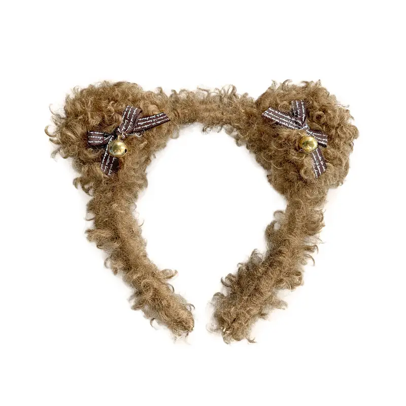 Plush Wool Curly Hairband for All Occasions - Image 9