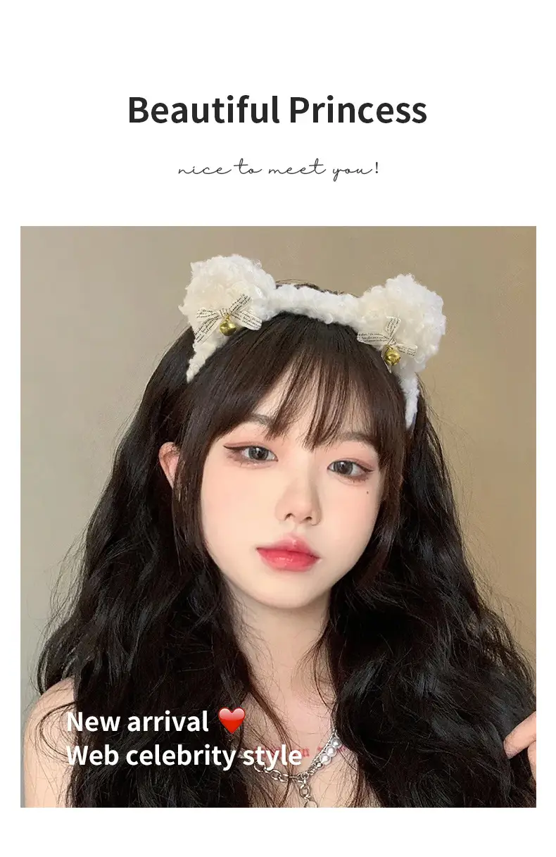 Plush Wool Curly Hairband for All Occasions — feature 36