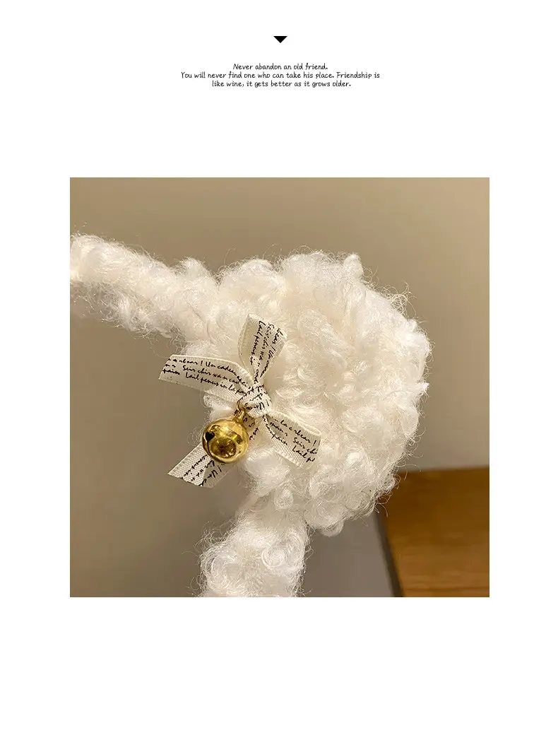 Plush Wool Curly Hairband for All Occasions — feature 42