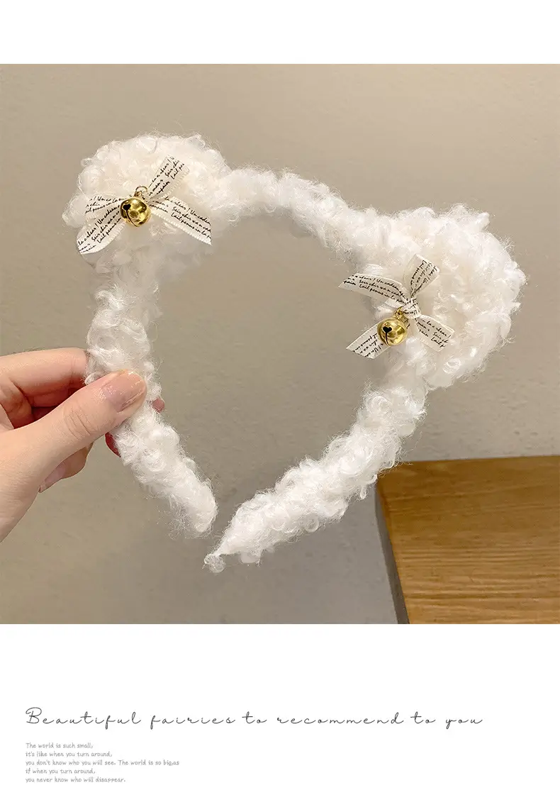 Plush Wool Curly Hairband for All Occasions — feature 47