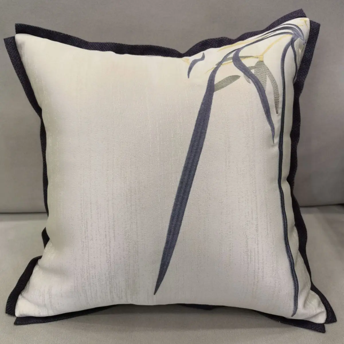 Chinese-Style Sofa Cushion Purple Embroidery Modern Home Decor - Image 7