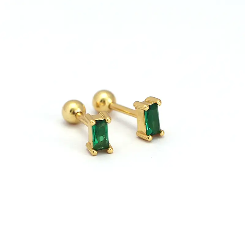 YH0505 Zircon Earrings Gold Chain Dangle for Women - Image 15