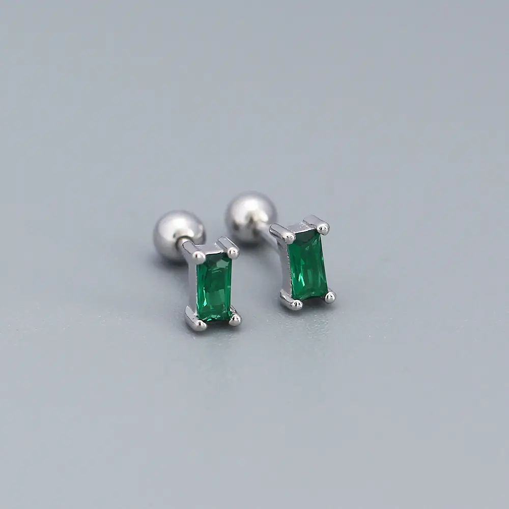 YH0505 Zircon Earrings Gold Chain Dangle for Women - Image 3