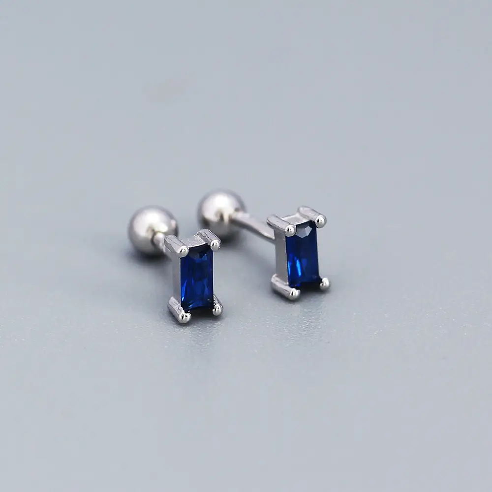 YH0505 Zircon Earrings Gold Chain Dangle for Women - Image 7