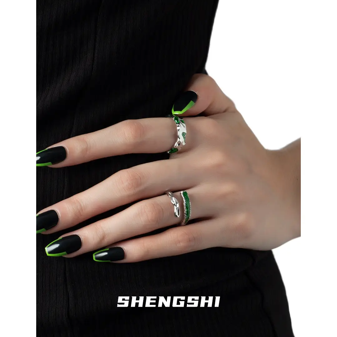 Silver Korean Style Snake Eyebrow Ring for Women - Image 5