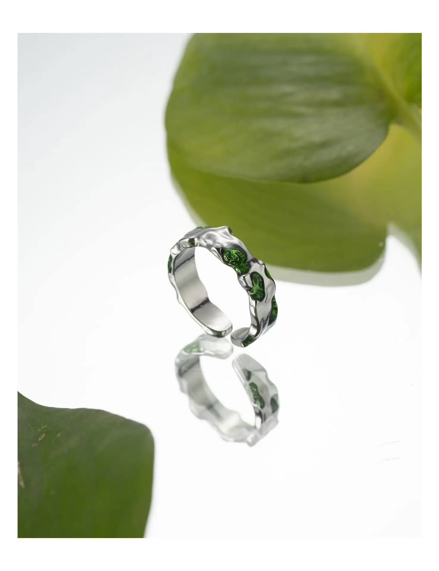 Silver Korean Style Snake Eyebrow Ring for Women — feature 12