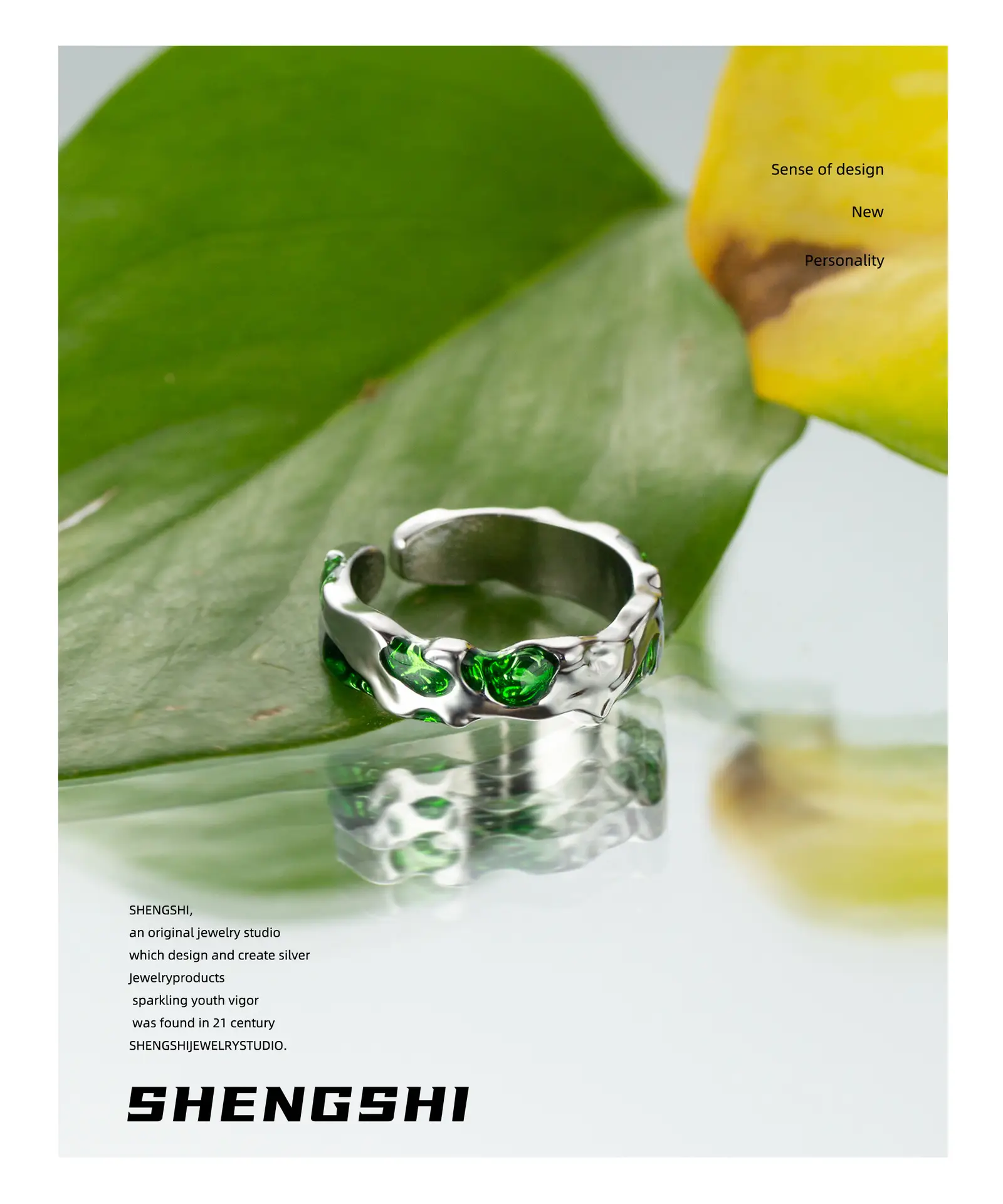 Silver Korean Style Snake Eyebrow Ring for Women — feature 5