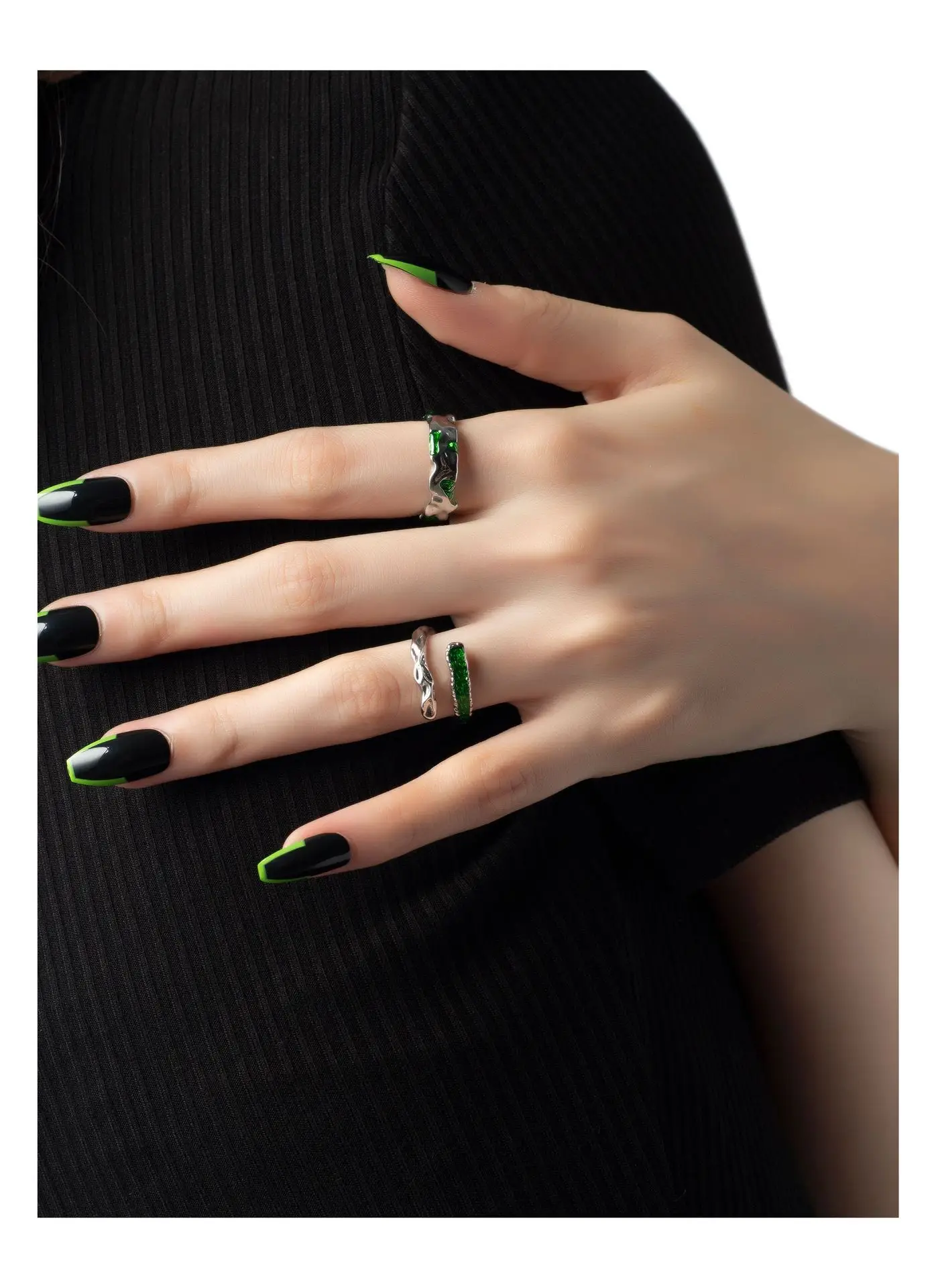 Silver Korean Style Snake Eyebrow Ring for Women — feature 8