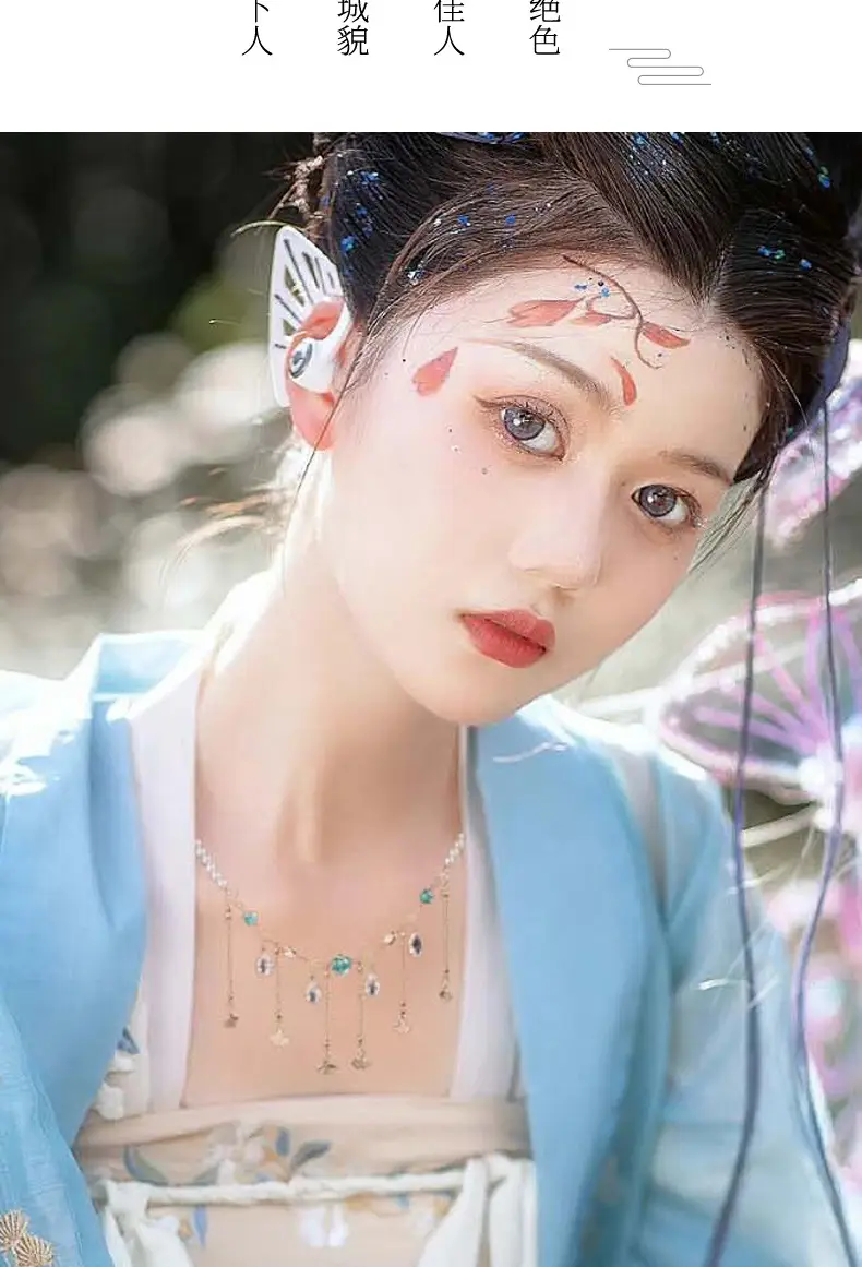 Tang Style Ginkgo Leaf Necklace for Women — feature 8