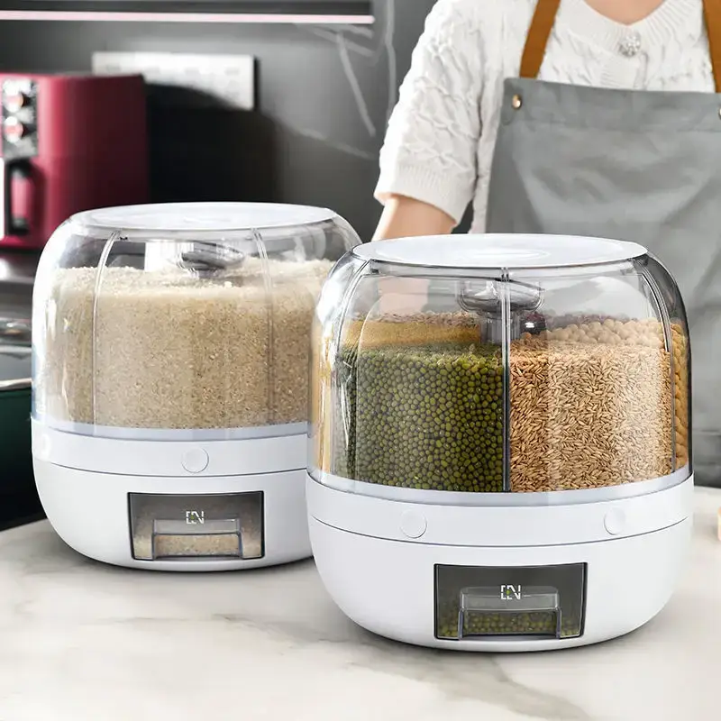 Rotating Grain Storage Box for Rice & Insects - Image 11