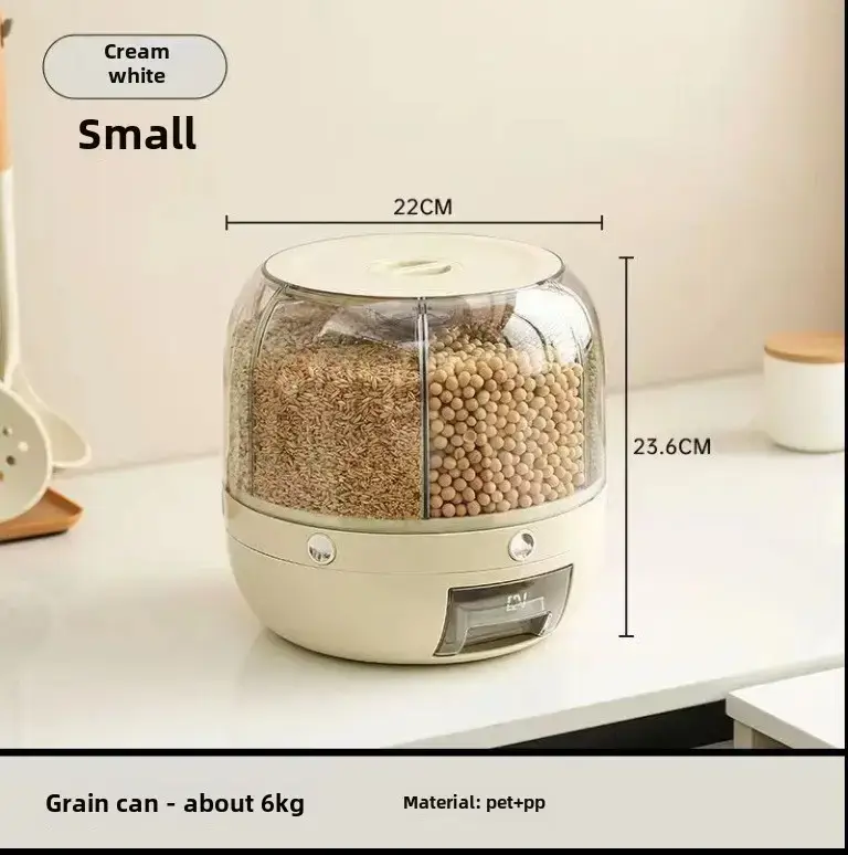 Rotating Grain Storage Box for Rice & Insects - Image 7
