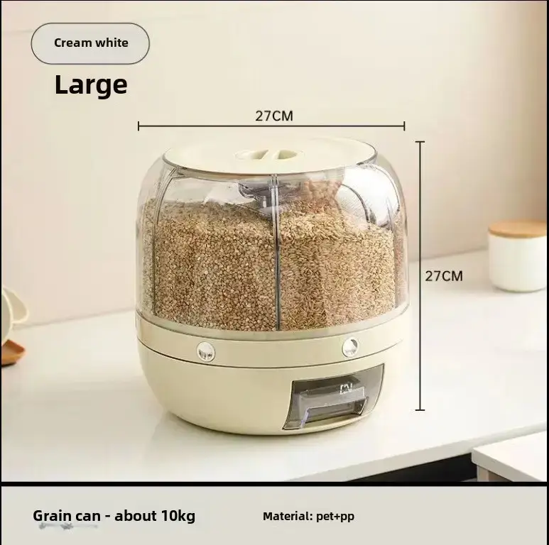 Rotating Grain Storage Box for Rice & Insects - Image 8