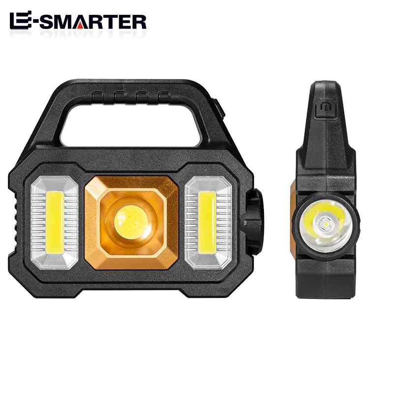 Solar Powered Portable Flashlight with COB & Micro USB - Image 5