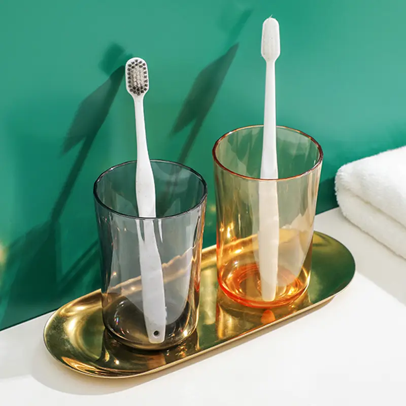 Wall-Mounted PET Toothbrush Rack with High Temp Cup - Image 7