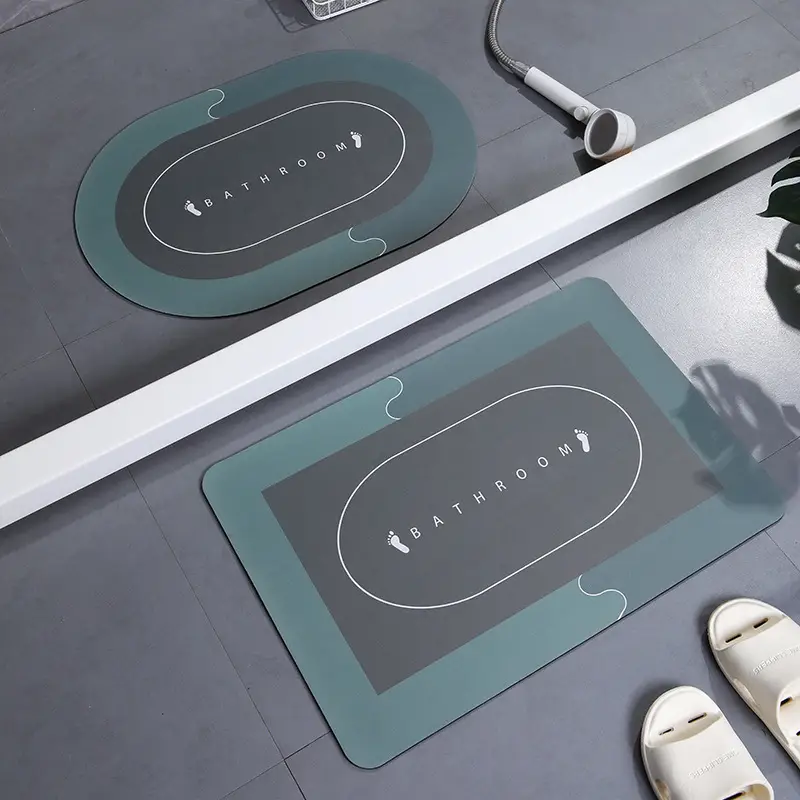 Diatom Floor Mat Bathroom Use Non-Slip Quick-Drying