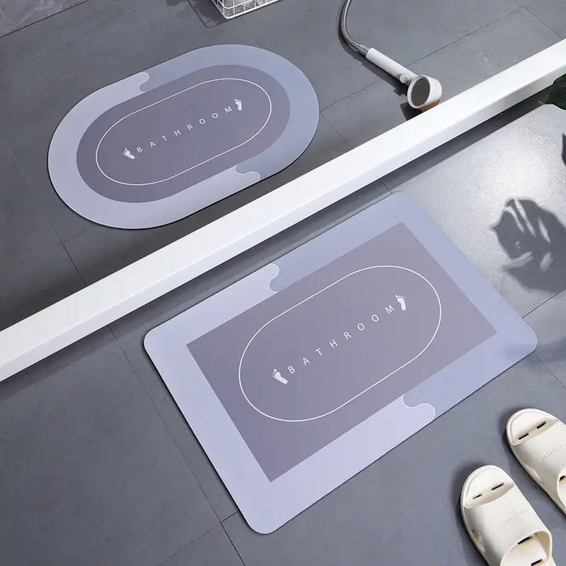 Diatom Floor Mat Bathroom Use Non-Slip Quick-Drying