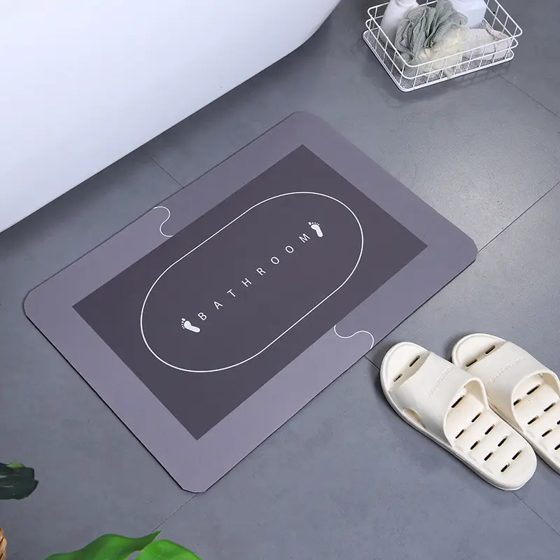 Diatom Floor Mat Bathroom Use Non-Slip Quick-Drying
