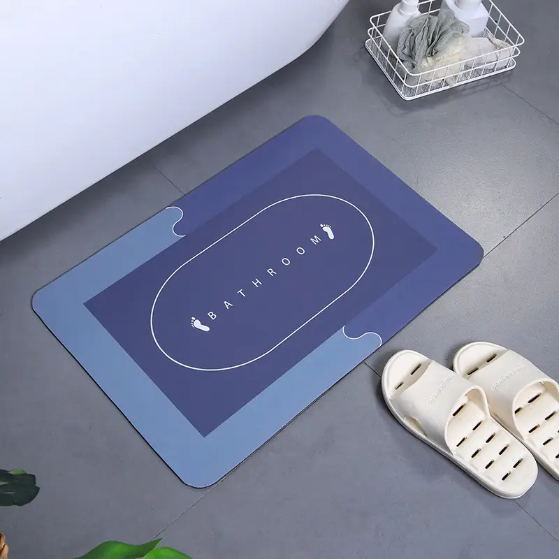 Diatom Floor Mat Bathroom Use Non-Slip Quick-Drying