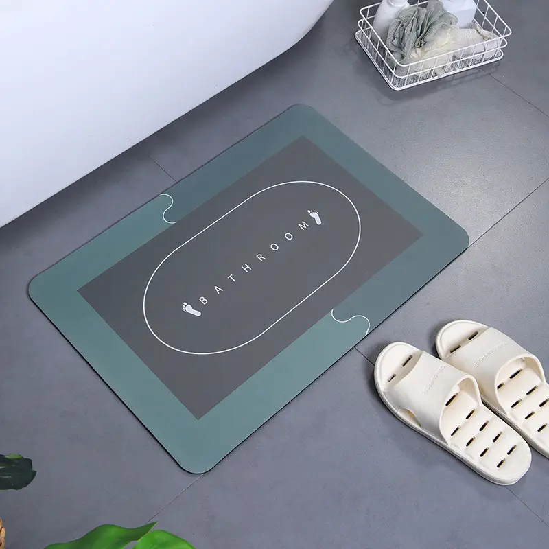 Diatom Floor Mat Bathroom Use Non-Slip Quick-Drying