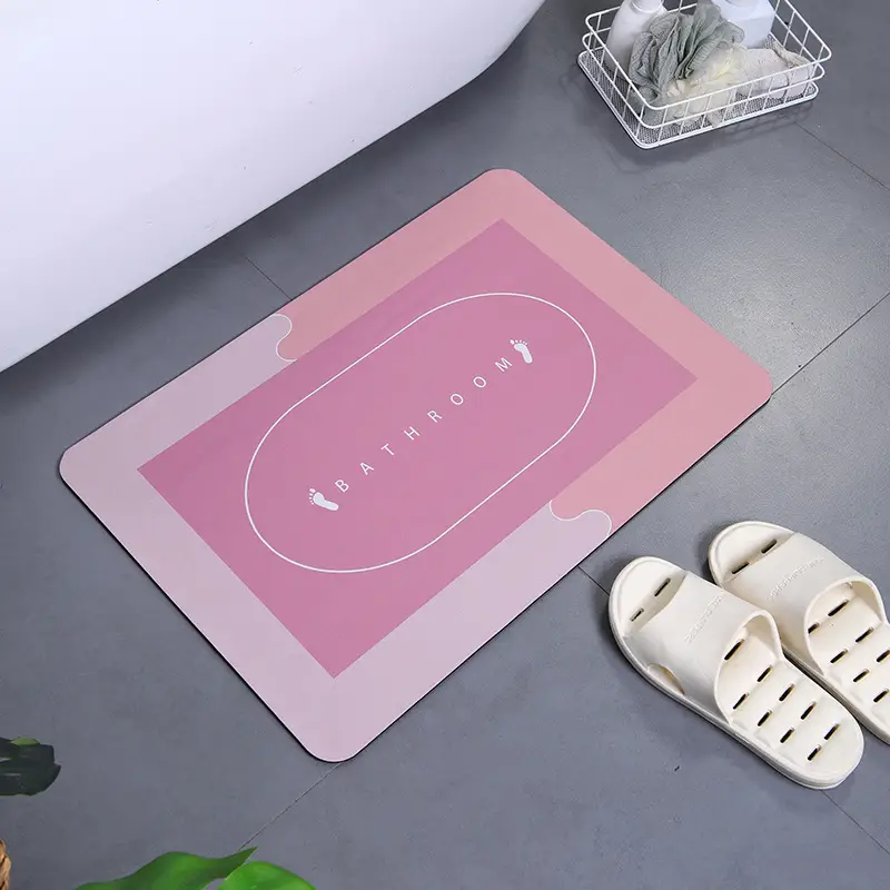 Diatom Floor Mat Bathroom Use Non-Slip Quick-Drying