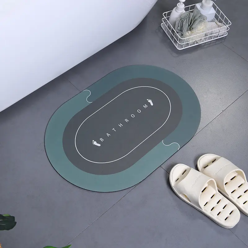 Diatom Floor Mat Bathroom Use Non-Slip Quick-Drying