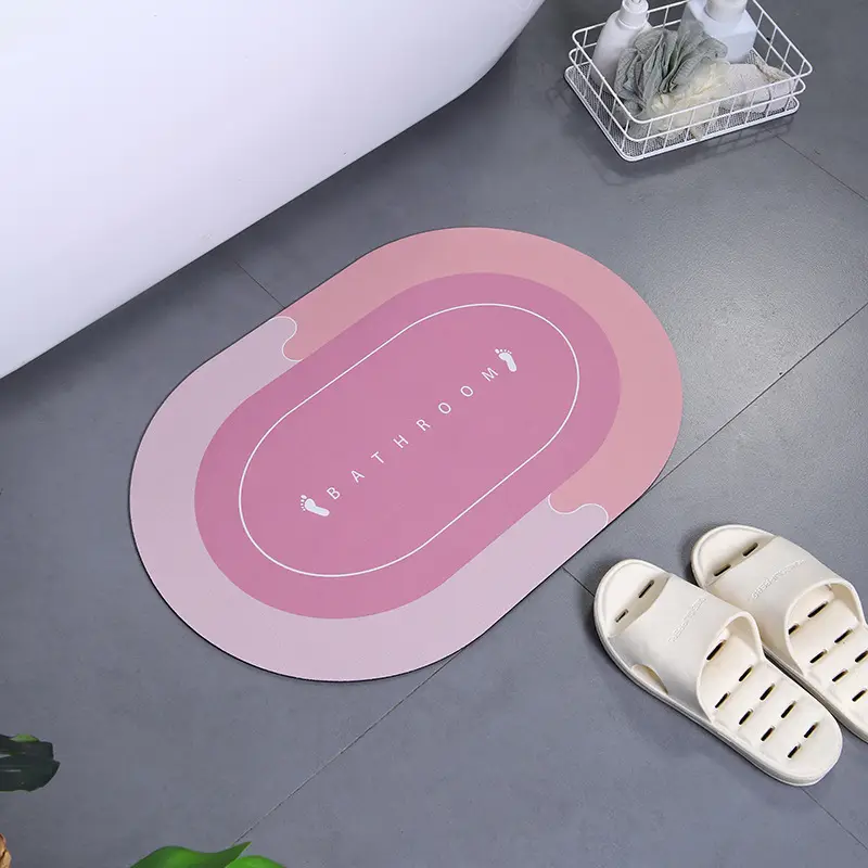 Diatom Floor Mat Bathroom Use Non-Slip Quick-Drying