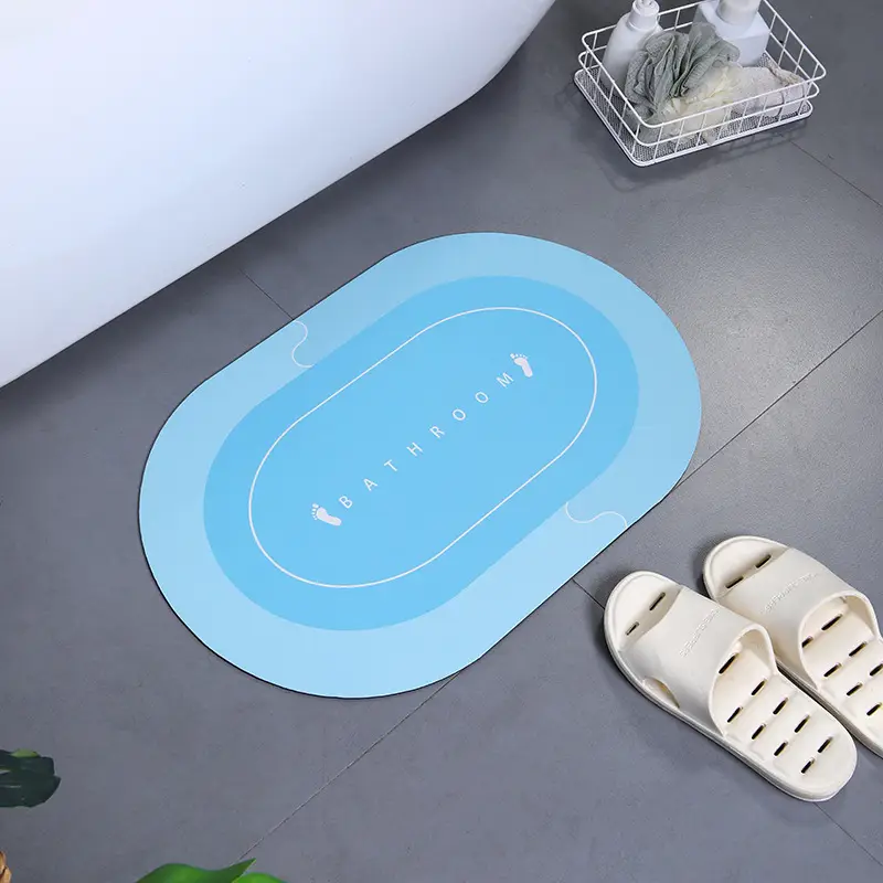 Diatom Floor Mat Bathroom Use Non-Slip Quick-Drying
