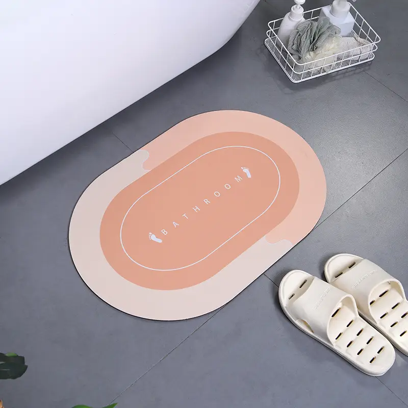 Diatom Floor Mat Bathroom Use Non-Slip Quick-Drying