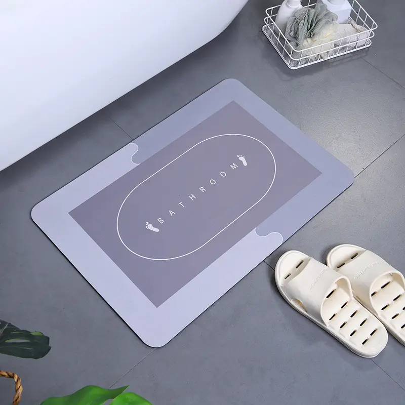 Diatom Floor Mat Bathroom Use Non-Slip Quick-Drying