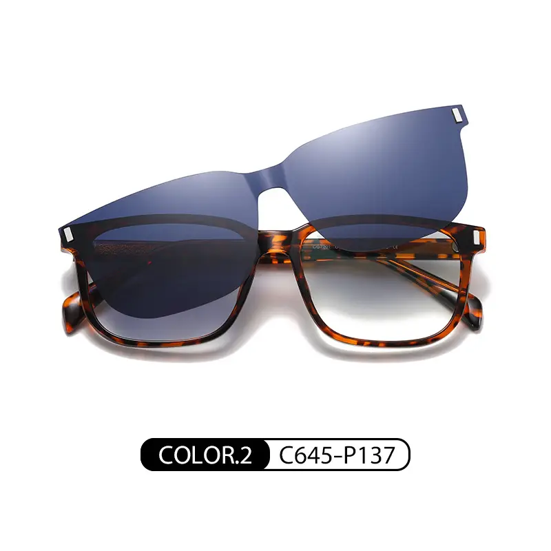 Magnetic Polarized Sunglasses for Men Black
