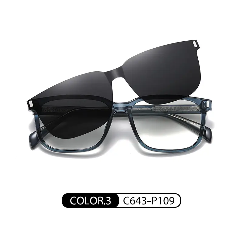 Magnetic Polarized Sunglasses for Men Black