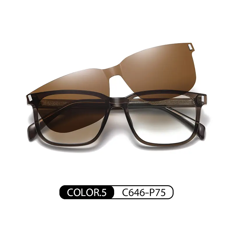Magnetic Polarized Sunglasses for Men Black