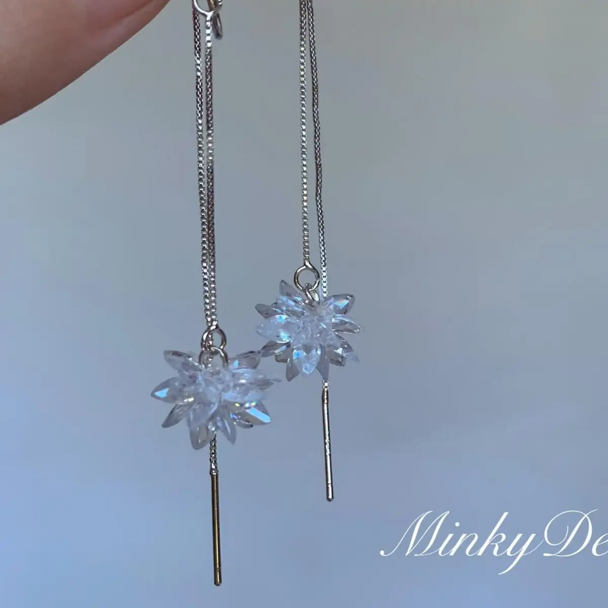 Snowflake Earrings for Women Summer Wear - Image 2
